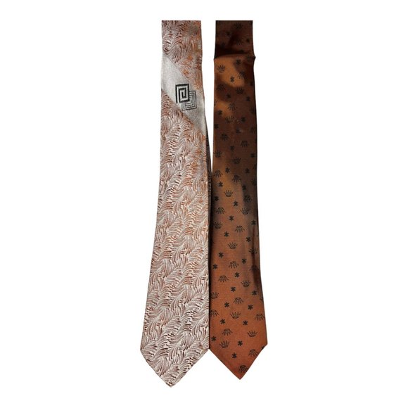 Two Vintage Skinny Ties - Picture 1 of 4